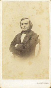104673 Portret van prof. Barthold Jacob Lintelo baron de Geer van Jutphaas, geboren 1816, hoogleraar in de ...